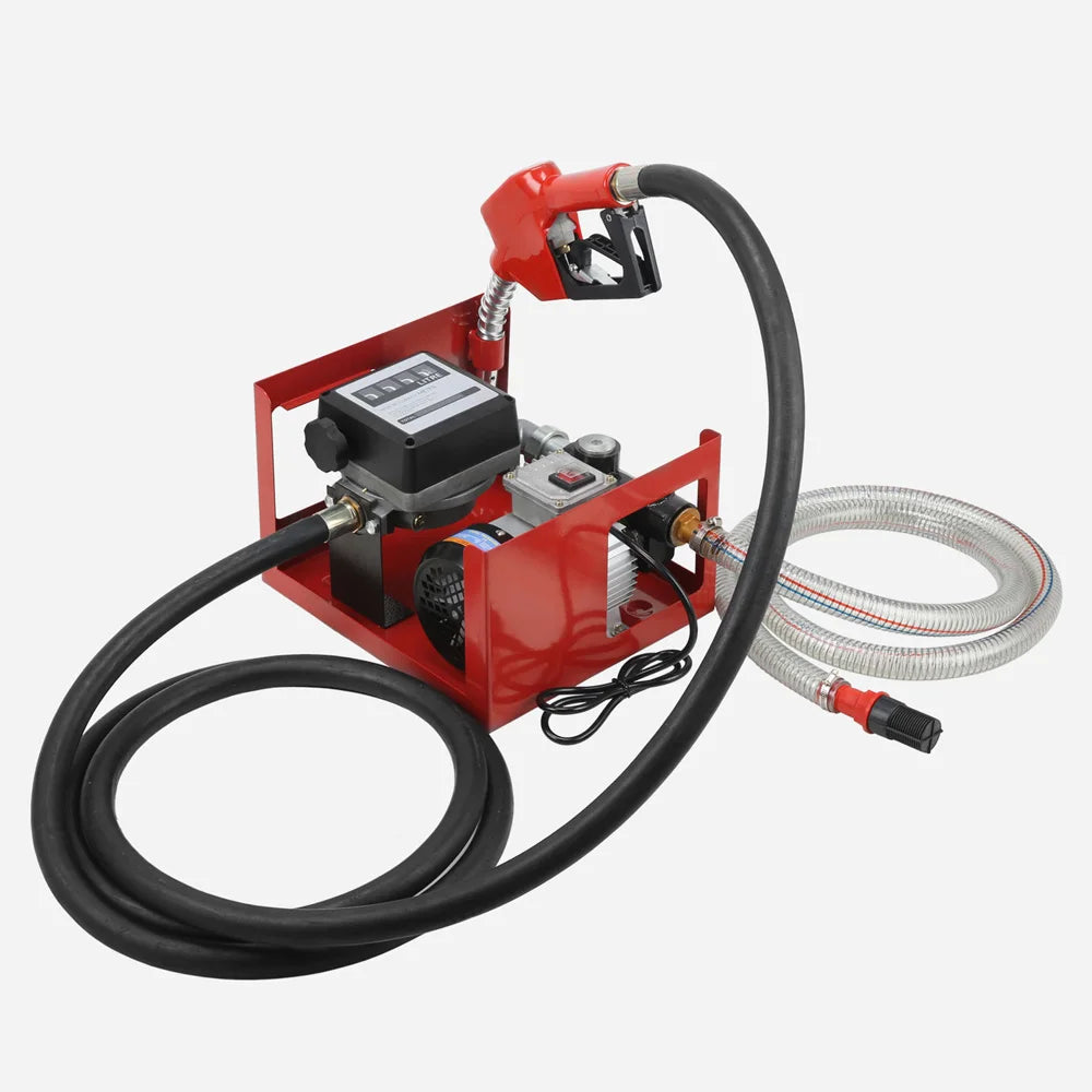 Mini Fuel Station 220 Volt AC Diesel Biodiesel Kerosene Oil Transfer Dispensing Fuel Pump Kit