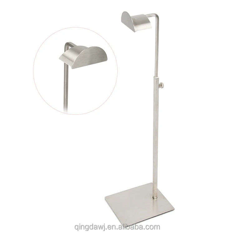 Customized Shop Silver Hand Bags Hanger Handbag Purse Metal Display Stand Rack Gold Holder Display