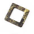 Factory Wholesale Custom Amber Plastic Bikini square Ring