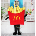 High Quality CE McDonald's Fast Food Theme French Fries Mascot Costume for Sale