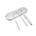 Custom Tongue Scraper Kit Silver Stainless Steel Cleaner Kit Tongue Scraper Tongue Brush with Iron Box for Children