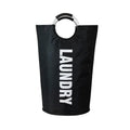 600D Oxford Laundry Basket Foldable Laundry Hamper Collapsible Dirty Clothes Basket with Aluminum Handle