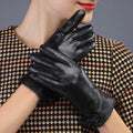 Custom Logo Girls Sport Touch Screen Bike Riding Genuine Leather Gloves