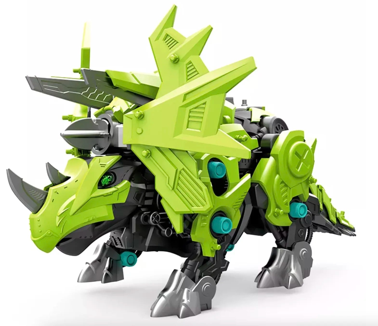 Assembly WALKING Dinosaur Educational Toy Armored Model DIY Electric Robot Kit for Kids Science Engineering