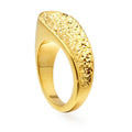 New Arrival Wholesale Trendy Rings for Women 3D Geometric Gold Color Finger Ring Personality Fashion Jewelry.
