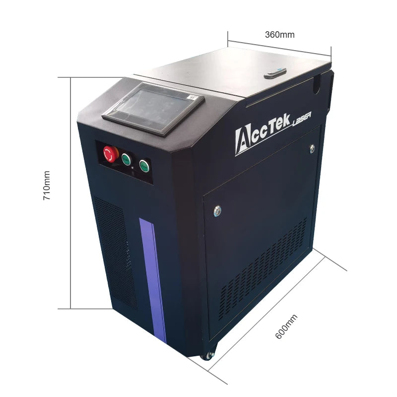 Best Price 100W/200W Fiber Pulse Laser Cleaning Machine for Removing Paint Oil From Wood Stone Stainless Steel & Metal