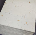 Handmade Style Seed Paper Card Embedded with Dried Natural Marigold Flower Petals 140gsm A4 Size