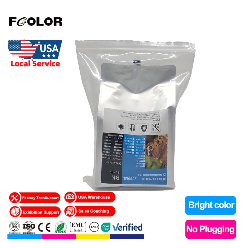Fcolor Heat Transfer Tinta Sb53 Sb54 Sublimation Ink Pack for Mimaki JV300 JV150 CJV300 CJV150 JV33 JV5
