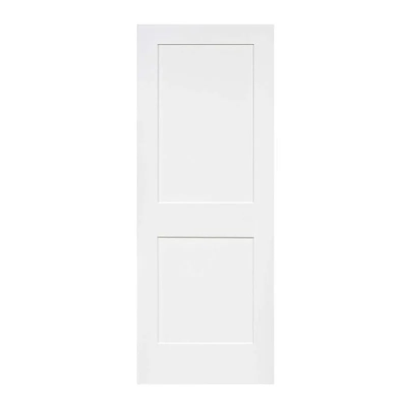 Modern Exterior Shaker Bedroom Door Solid Core Waterproof Finished Wooden White Door Slab
