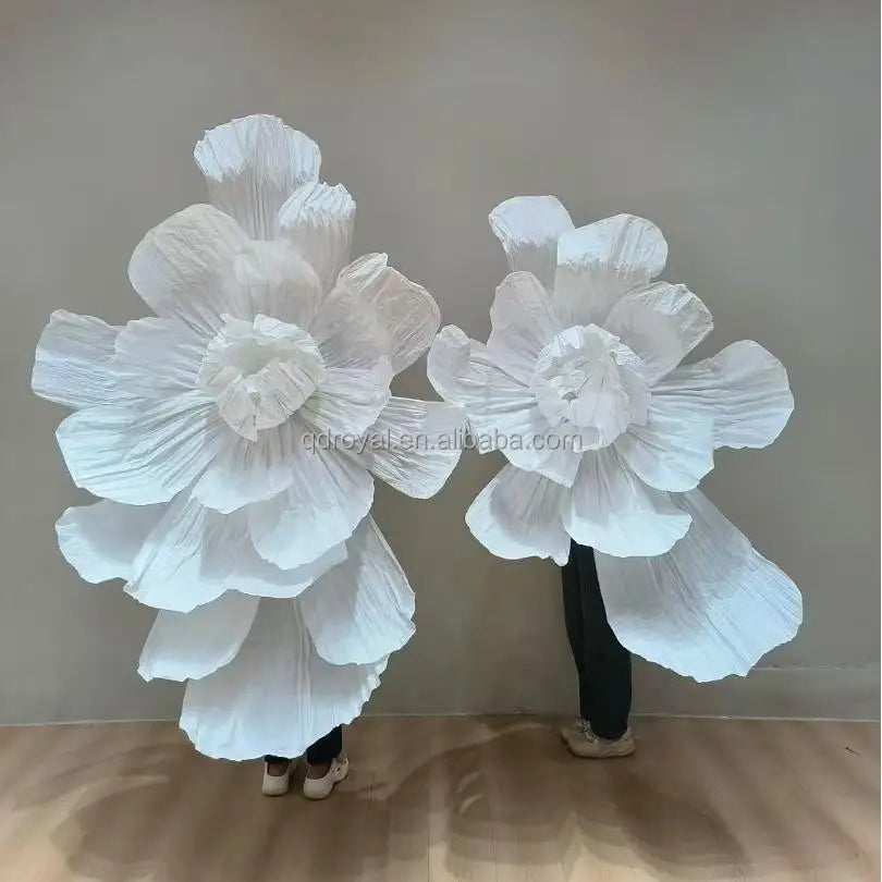 Large Decorative Pink Artifical Flowers Giant Exterior Party Backdrop Wedding Decoration for Christmas Occasions
