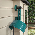 Elegant Wall-Mounted Water Hose Holder Decorative Sturdy Classic Design for Garden Hoses & Reels