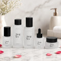 Luxury Cosmetic Glass Bottle Sets 1oz 4oz 5oz Skin Care Serum & Cream Lotion Essential Oil Containers 30g 50g Face Cream Jar