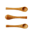 Eco-friendly Natural Wood Scoop Small Bamboo Ice Cream Honey Spoons 7 cm Mini Bamboo Wooden Spoon