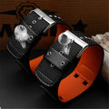 16/18mm Nylon Leather Watch Strap - Classic Quick-Release Band for Daily & Sports Wear