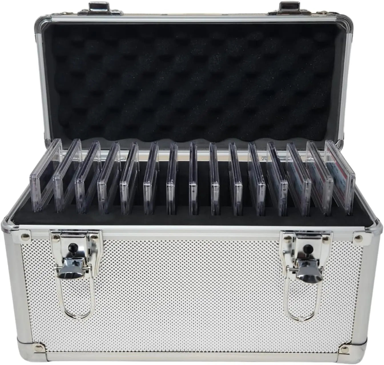 OEM Support Precision Metal Graded Card Case Box Durable Slab Storage Case for Sports Trading Cards