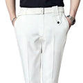 New British Men's Casual Anti-wrinkle All Match Retro Designer Niche Dress Pants
