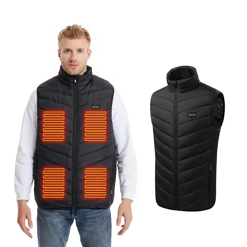 France Vente Chaude Gilet Chauffant Rechargeable Usb Hommes Avec Batterie