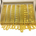Dubai Custom Made Jewelry Designs Gold-Plated Brass Necklace