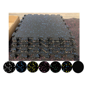 Shock Absorbent Voice Reduce Interlocking Gym Mats Rubber Flooring Tiles
