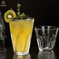 Lead-Free Tempered Glass Twisted Gibraltar Tumbler Whiskey Juice Beer Water Cup Cold Drink Glass