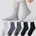 Wholesale Bamboo Fiber Work Summer Business Crew Socks Men Bamboo Fiber Socks
