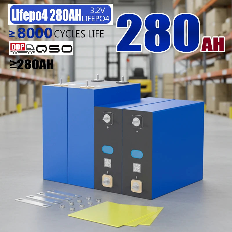 QSO DDP Eu Stock Desay 280AH Lifepo4 3.2V Lifo 4 3.2 Volt 280 314 AH Lifo4 Celdas Solar Huizhou Desay Lifepo4 314Ah Battery Cell
