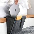 Felt Bedside Storage Bag Bed Desk Bag Sofa Tv Side Hanging Pouch Couch Storage Organizer Bed Holder Pockets