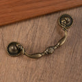 Bronze Minimalist European-Style Handle-90mm Hole Spacing Adjustable Durable Hardware for Kitchen Dresser Drawers