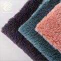 2021 New Wholesale Price Double Side Faux Fur Fabric 100% Polyester Faux Lamb Fur Fake Wool Fabric