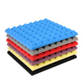 Customizable Flame Retardant Sound Proof Wall Panels Pyramid Shape Hall Hotel Apartment School Use NRC 0.8 5cm