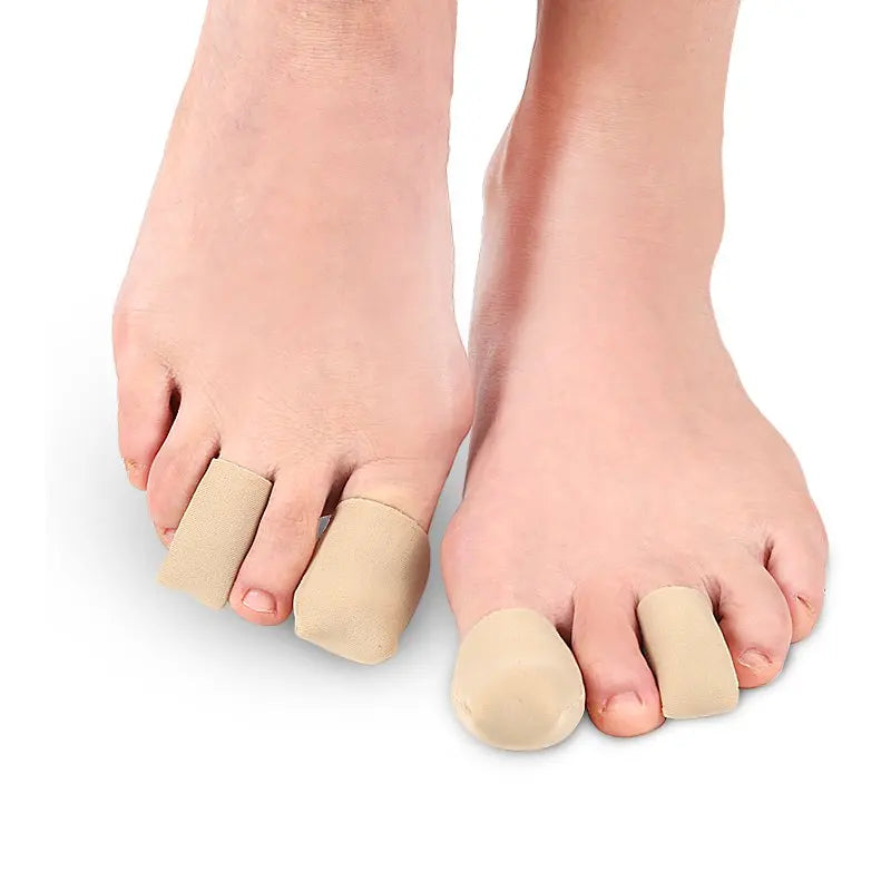 Nylon Elastic Fabric Toe Protector Thumb Toe Cover for Blister Callus Corn Protective Separator From Rubbing