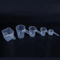 20ml 50ml 100ml 200ml Plastic pp Measuring Spoon Scoop Round square Measuring Cup with Handle