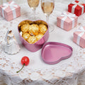 Colorful Custom Heart Tin Box Food-Grade Metal Container for Chocolate Candy & Valentine's Gifts Eco-Friendly Mini Tinplate