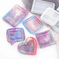 Rectangle Resin Tray Mold Square Dish Mold Heart Plate Silicone Mold