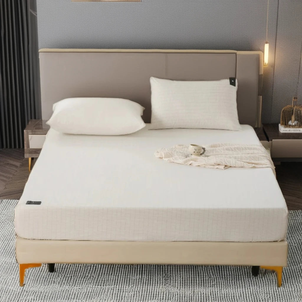 Relieve Fatigue Silver Fiber Organic Cotton Soft and Comfortable Grounding Fitted Sheet