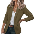 Hot Selling Women's Casual Long Sleeve Blazers Solid Open Front Office Work Jackets Single Button Online Shopping Blazer for