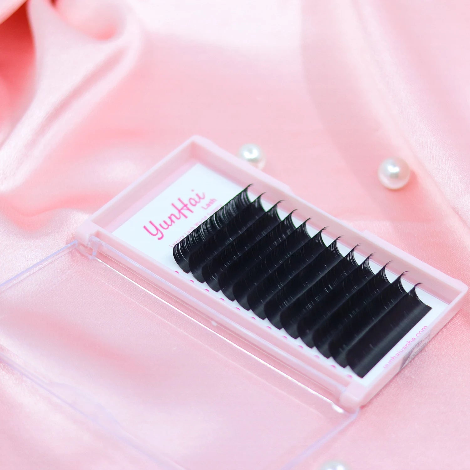 Yunhai Dark Matte 0.05 Lash Extensions Handmade Loose Professional Individual Eyelash Extension Supplies Velvet Lash Extensions