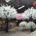 China Manufacturing Artificial Plastic Pink Flower Trees Artificial Cherry Blossoms Tree for Indoor We Outdoor Artificial Plants