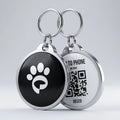 Low MOQ Good Selling Custom Your Logo Design Dog Bone Round Shape ID Pet Tag