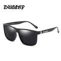 DUBERY D230 High Quality Classic Square TAC Polarized Sunglasses Men Trendy Gothic Sunglasses Male Mirrored Shades UV400