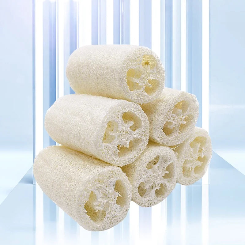 Exfoliating Loofah Body Wash Sponge Pads Natural Bath Scrub Reusable Loofah Sponge for Men Women Bathing Loofah Pad