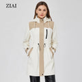 New Woman Spring Jacket Ladies Trench Coat in Blue Color Custom Trench Coat With Belt Ladies Trench Coat