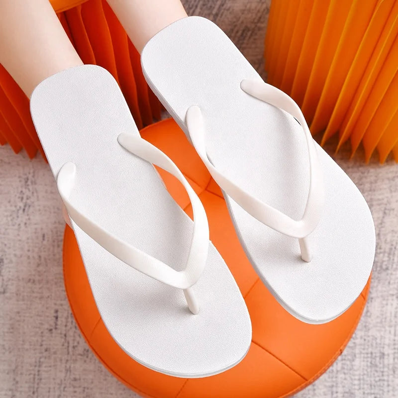 Beautiful Pink Black Wedding Flip Flops Custom Logo Bulk Cheap Rubber Slide Mens Womens Slipper Shoes Beach PVC Insole Summer
