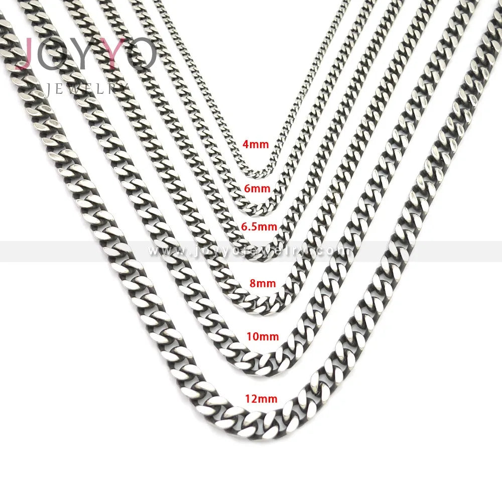 Stainless Steel Mariner Chain Necklace Man Necklaces Friends Men Stainless Steel Chain Jewelry
