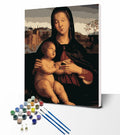 Religious 3d Art Virgin Mary Acrylic Painting on Canvas