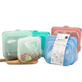 New Reusable Silicone Storage Bag Food Grade Material for Vegetables Liquid Snacks Meat Lunch Fruit