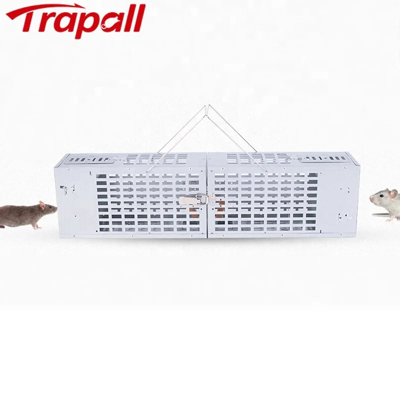 Indoor Humane Multi-catch Metal Mesh Rat Rodent Control Catcher Mouse Trap Cage