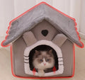 Hot Selling Foldable Pet House Removable Washable Cat House Puppy Cave SofaPet Bed House