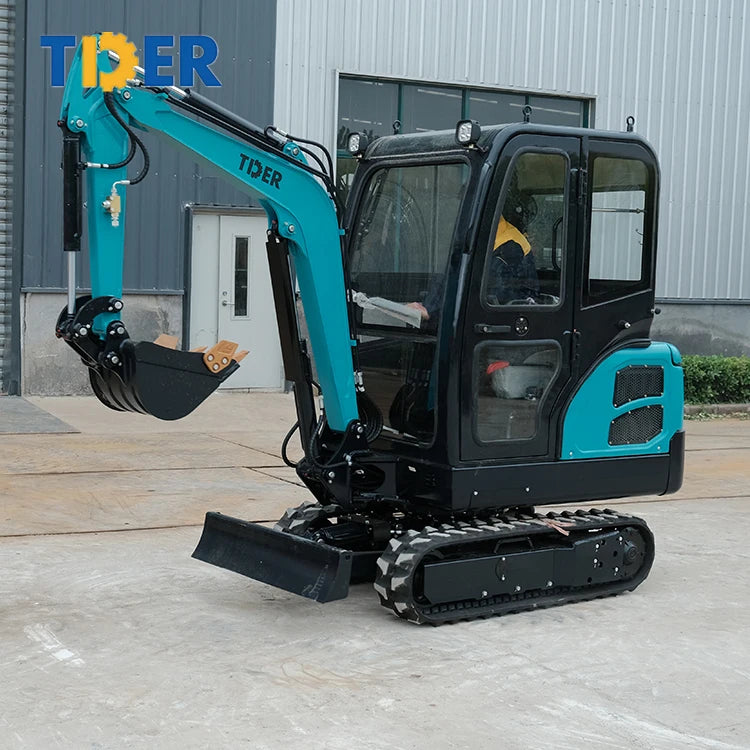 TDER New Machine 1.8 Ton Small Chinese Mini Hydraulic Crawler Excavator Factory Outlet New Cheap Mini Miniature Excavator