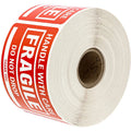 Fragile Stickers 2'' X 3'' Custom Printing Fragile Label Sticker - Handle with Care - Thank You Shipping Labels Stickers